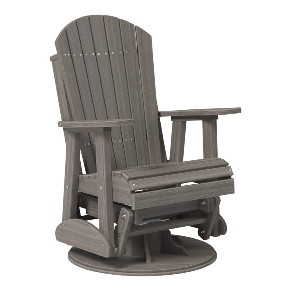 2′ Adirondack Swivel Glider – Coastal Gray