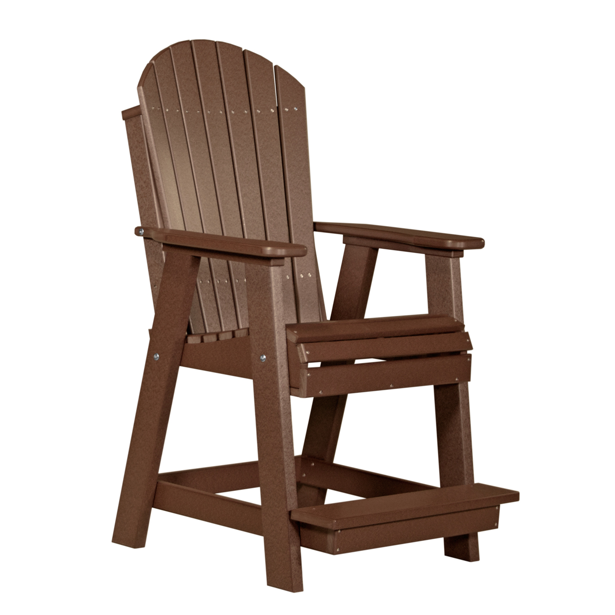 Adirondack Balcony Chair – Chestnut Brown