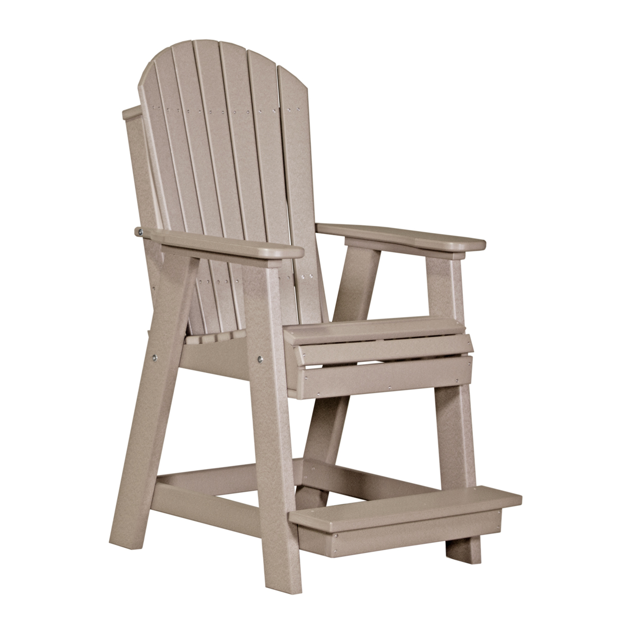Adirondack Balcony Chair – Weatherwood