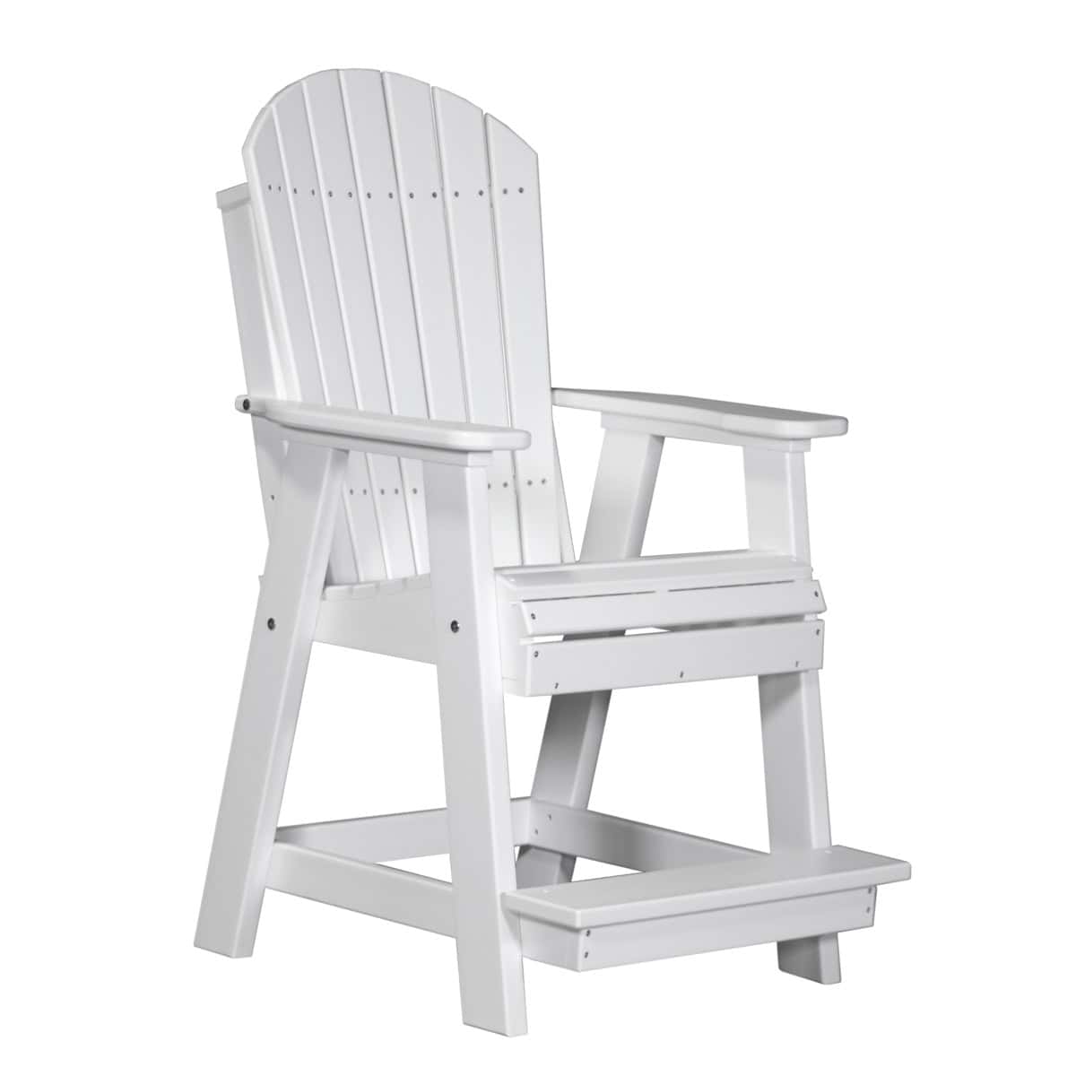 Adirondack Balcony Chair – White