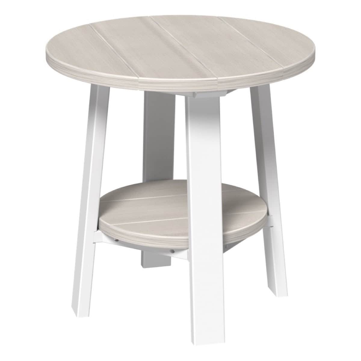 Deluxe End Table –  Birch / White