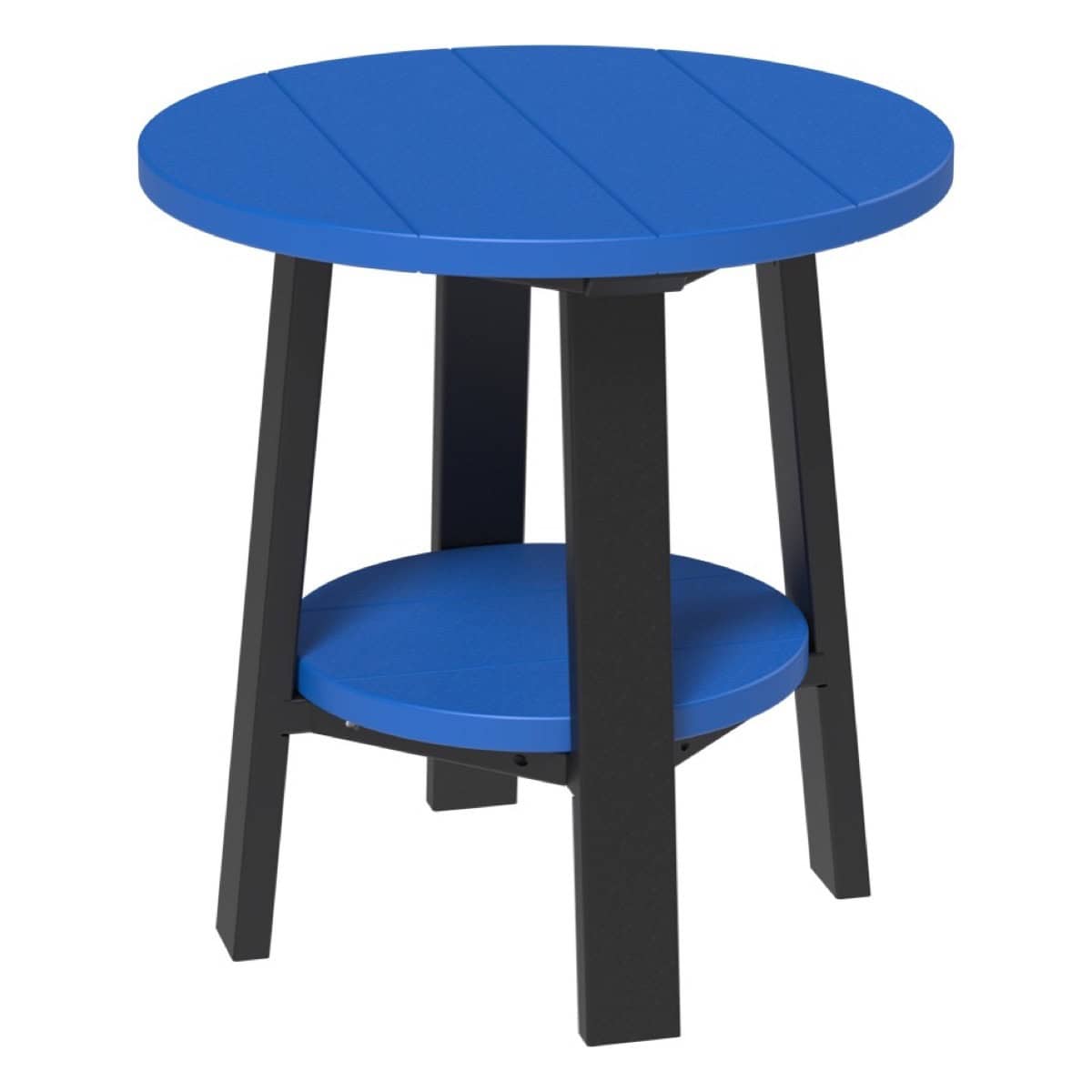 Deluxe End Table – Blue / Black