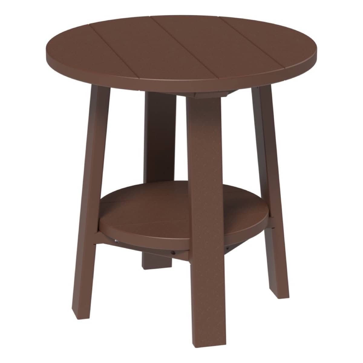Deluxe End Table – Chestnut Brown