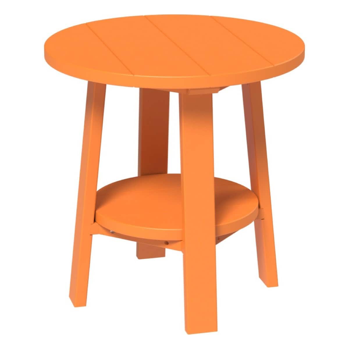Deluxe End Table – Tangerine
