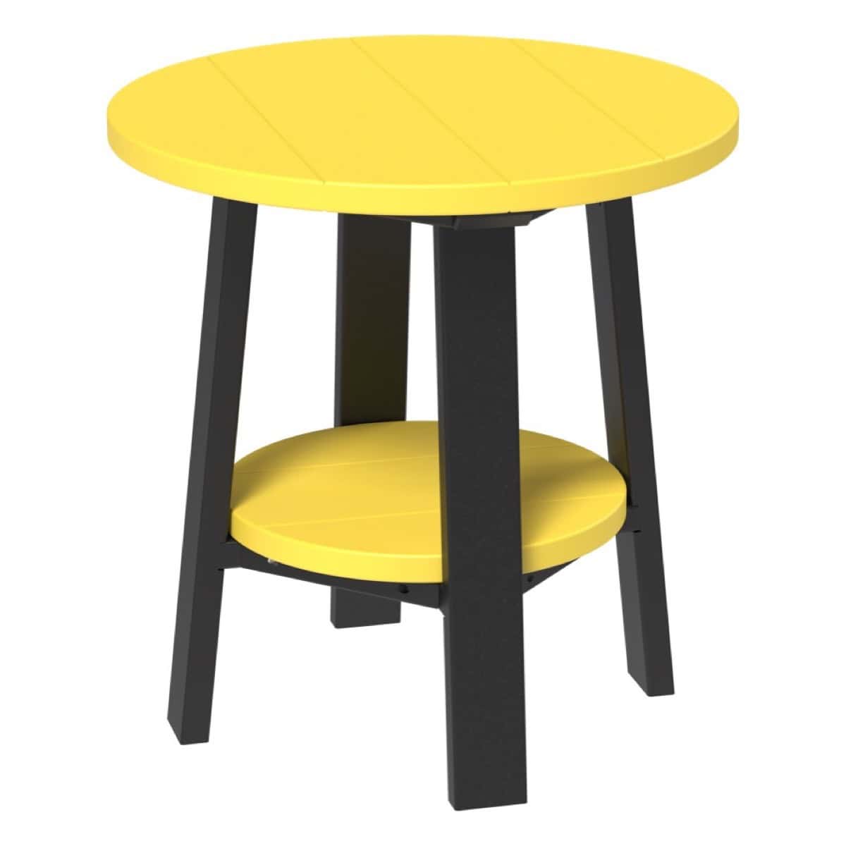 Deluxe End Table – Yellow / Black