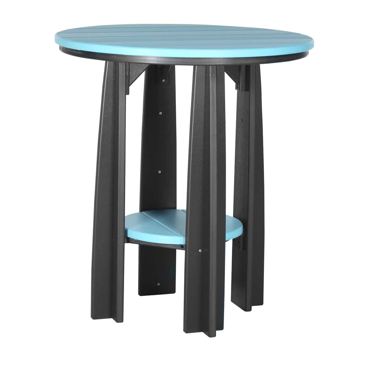 Balcony Table – Aruba Blue / Black