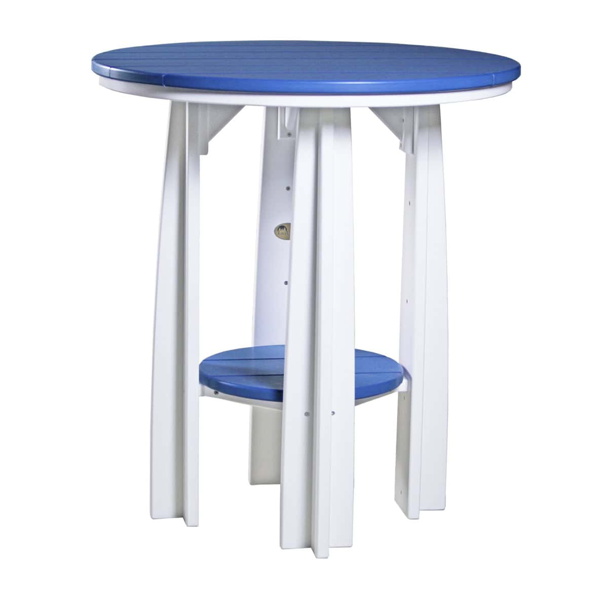 Balcony Table – Blue / White