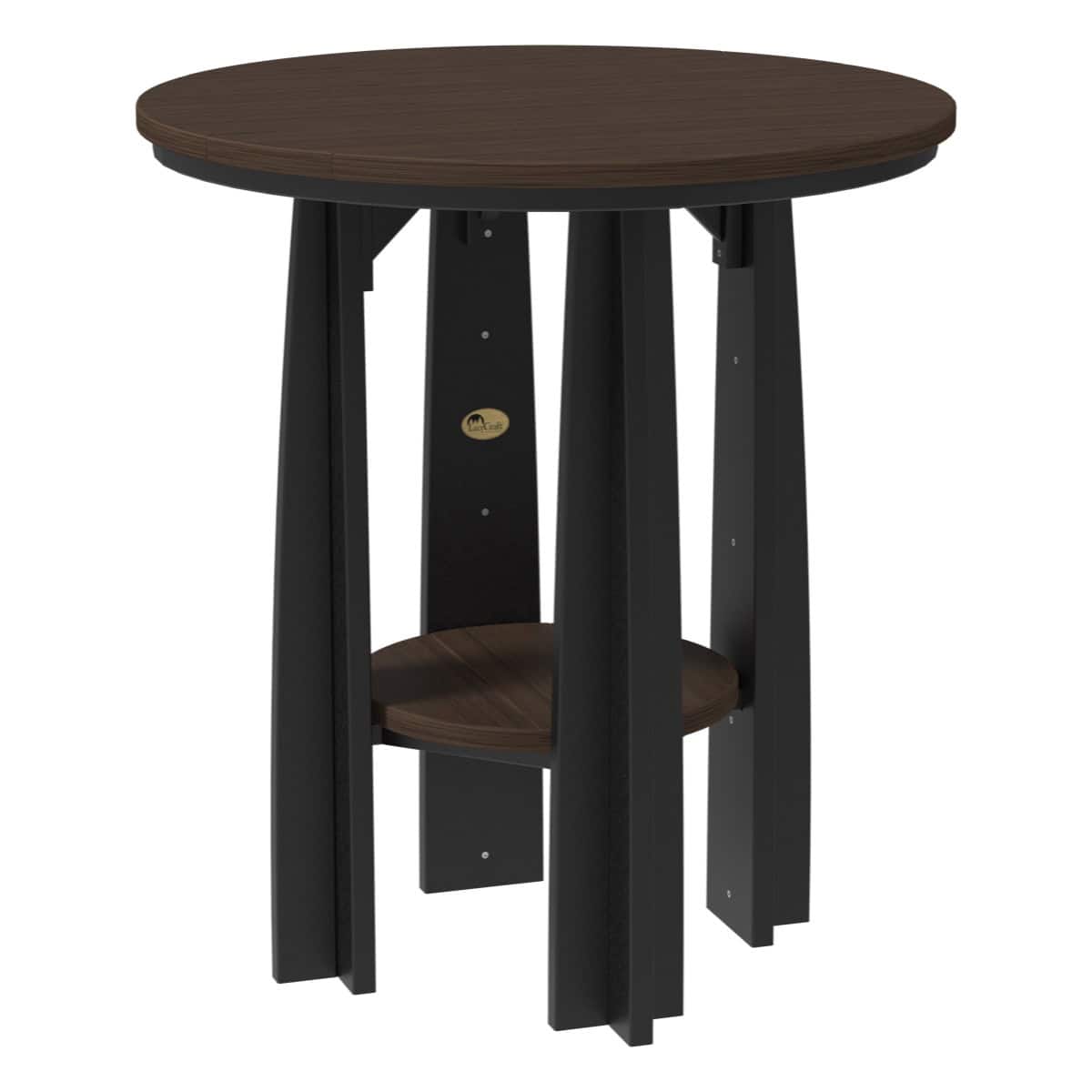 Balcony Table – Brazilian Walnut / Black