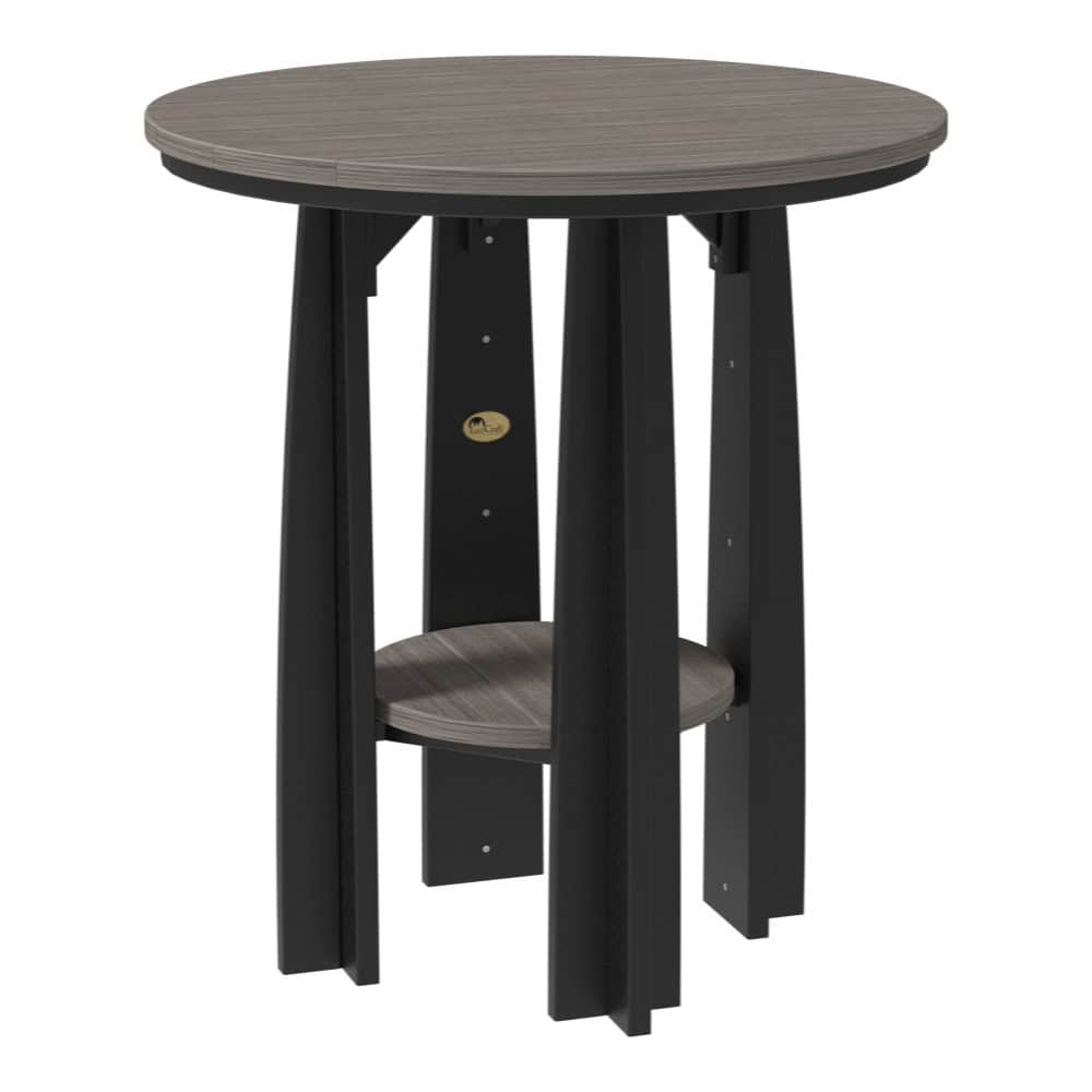 Balcony Table – Coastal Gray / Black