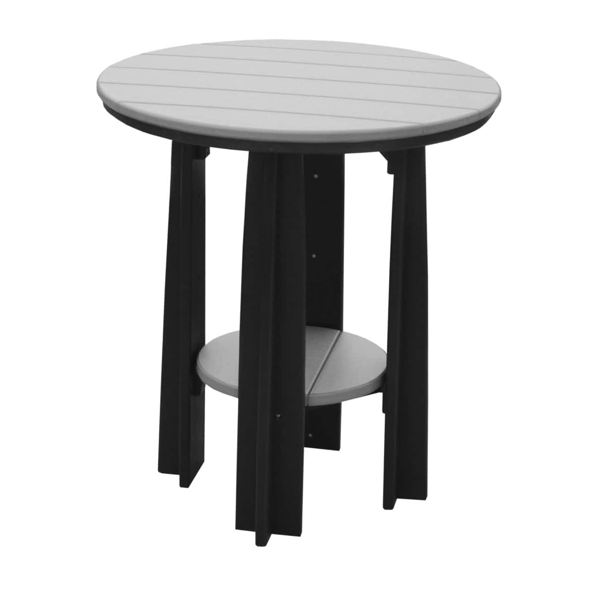 Balcony Table – Dove Gray / Black
