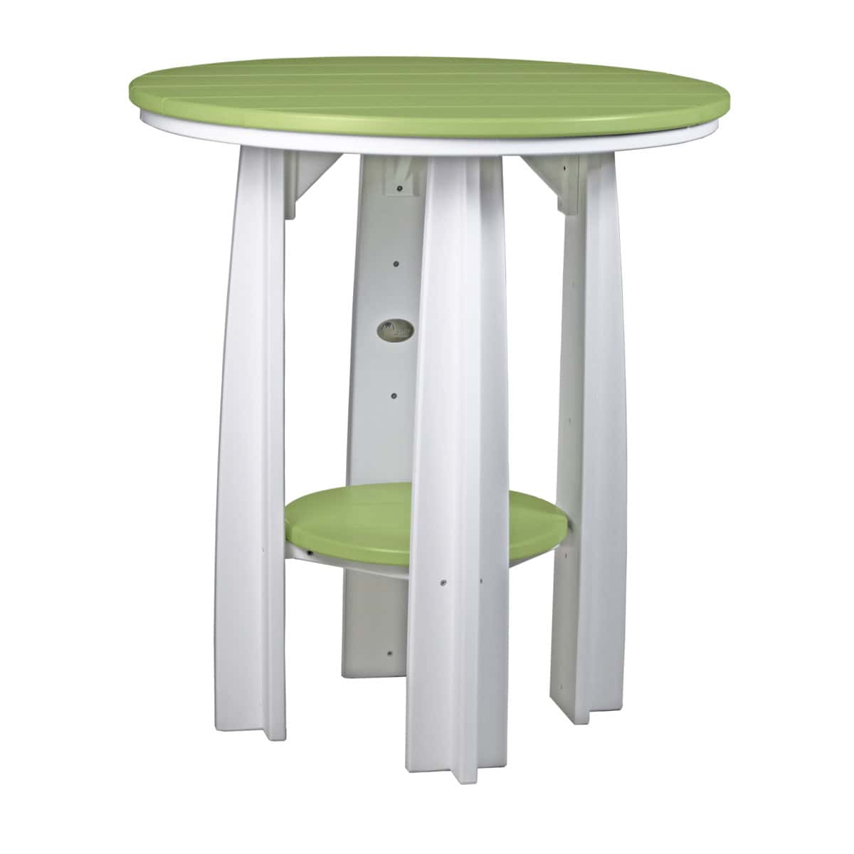 Balcony Table – Lime Green / White
