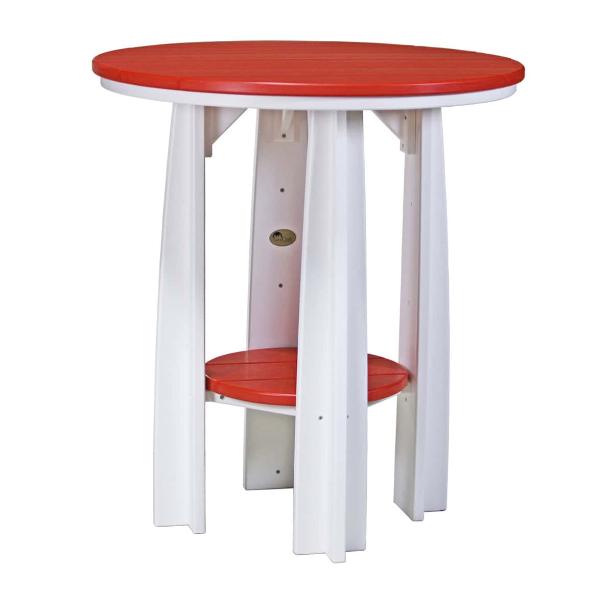 Balcony Table – Red / White