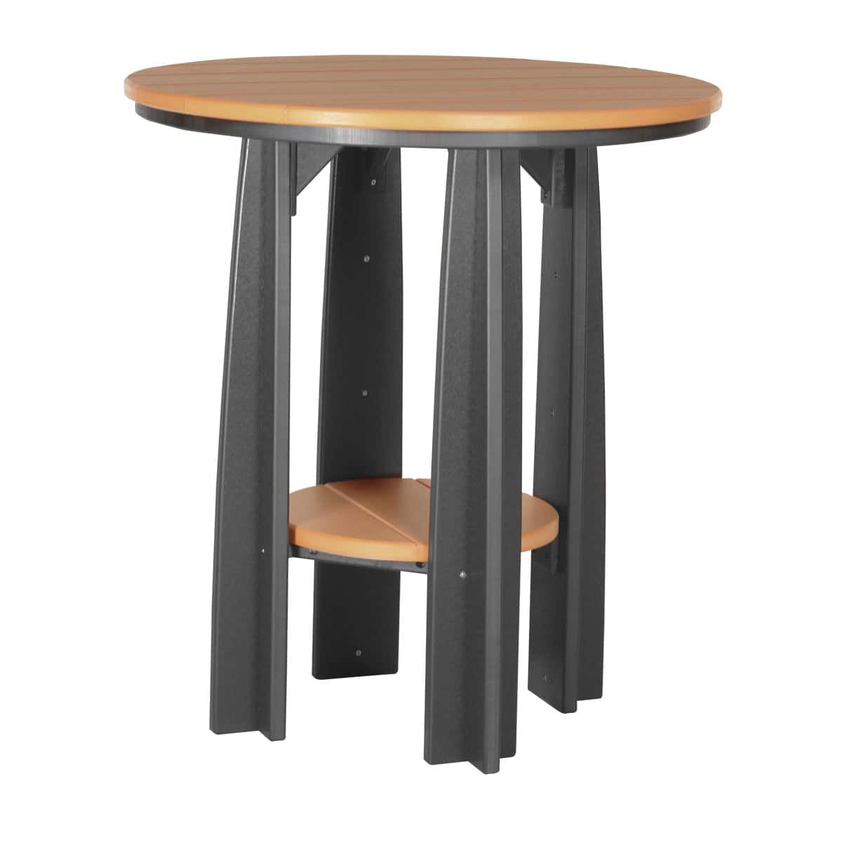 Balcony Table – Tangerine / Black