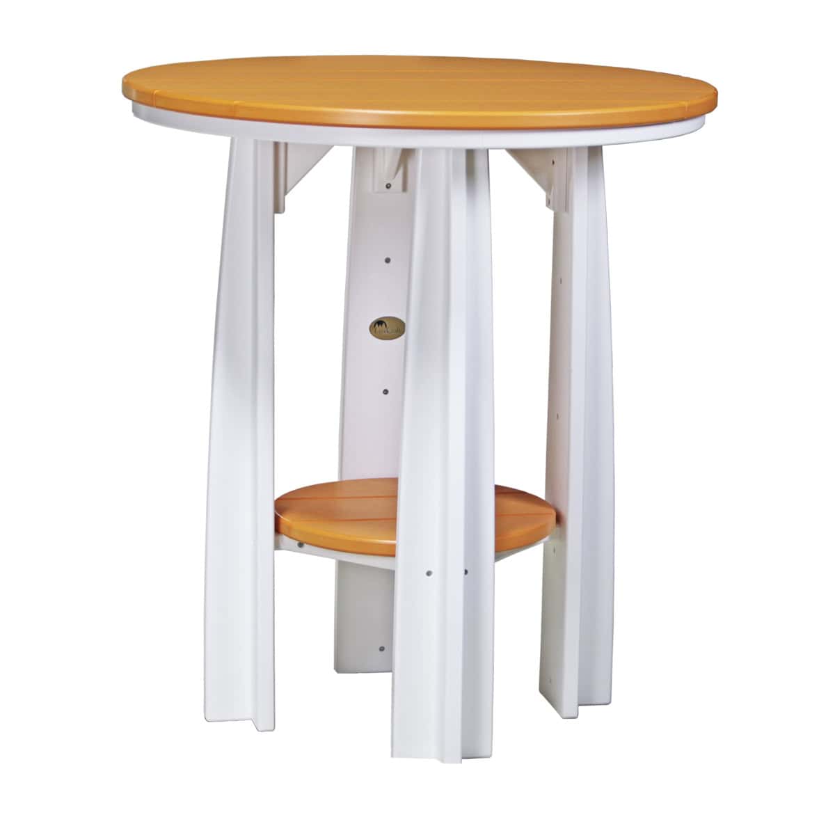 Balcony Table – Tangerine / White