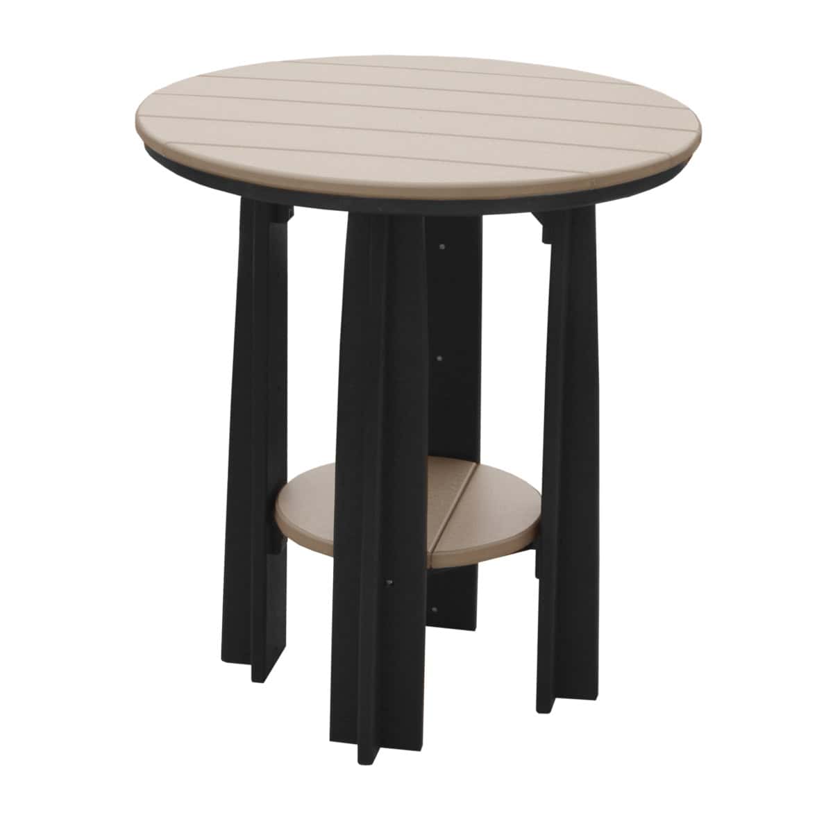 Balcony Table – Weatherwood / Black