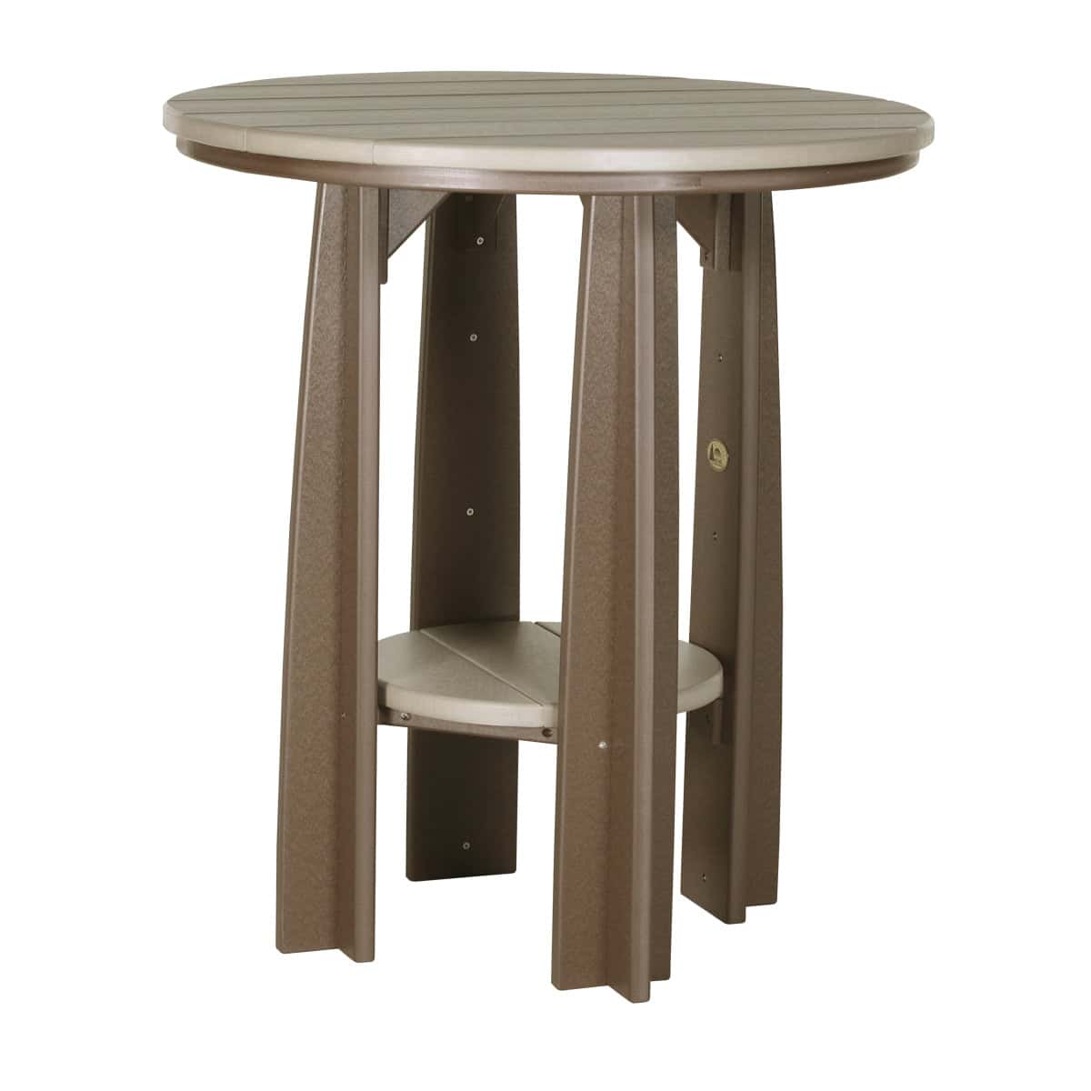 Balcony Table – Weatherwood / Chestnut Brown