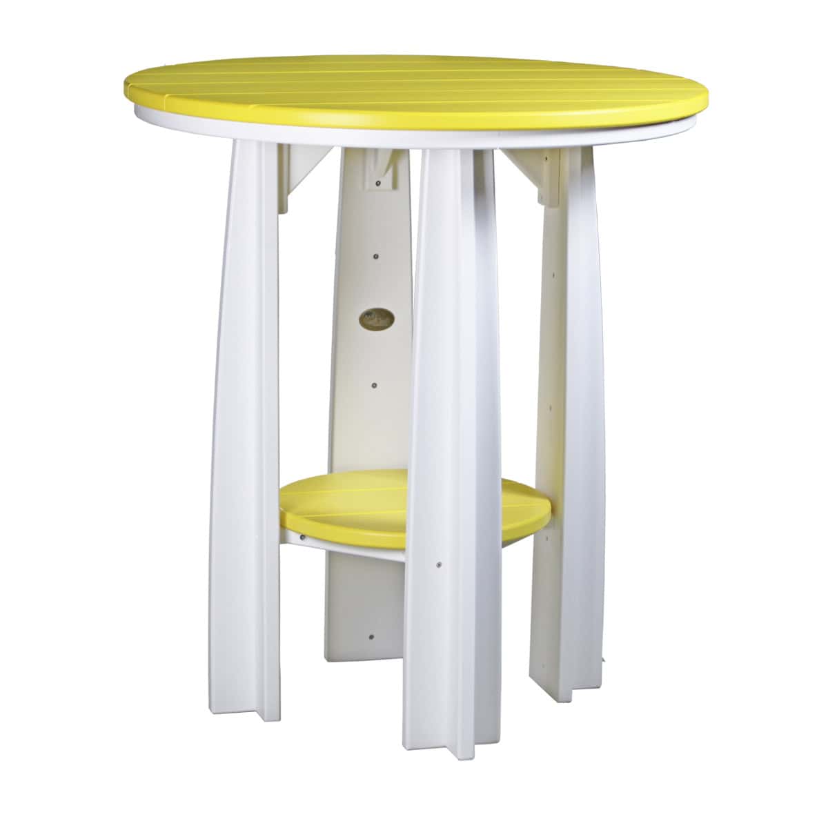 Balcony Table – Yellow / White