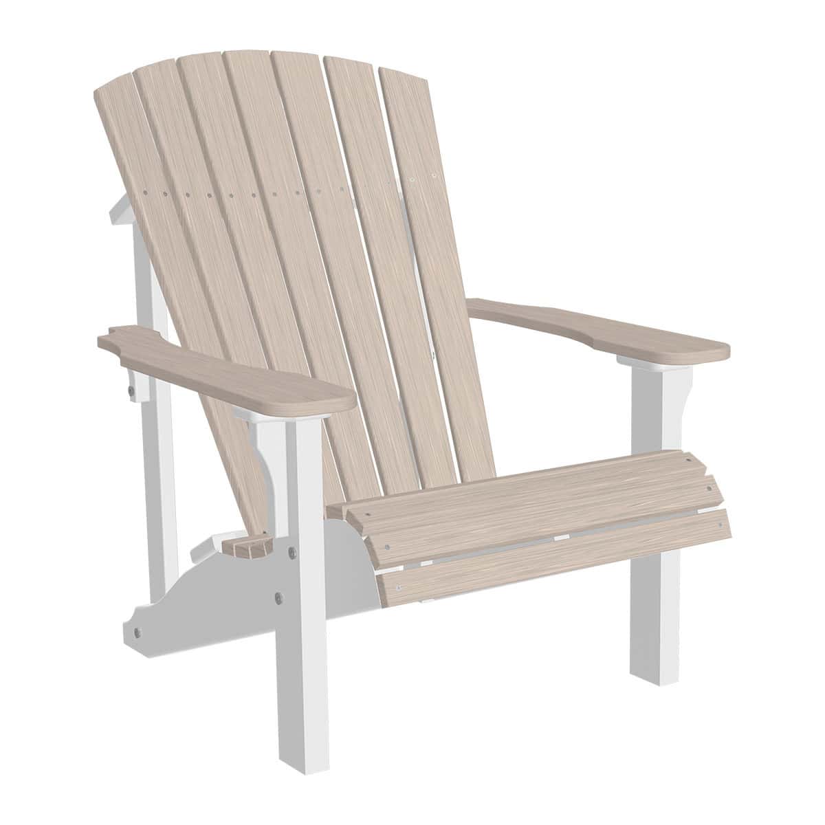 Deluxe Adirondack Chair – Birch / White