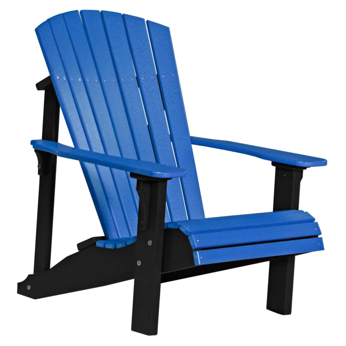 Deluxe Adirondack Chair – Blue / Black