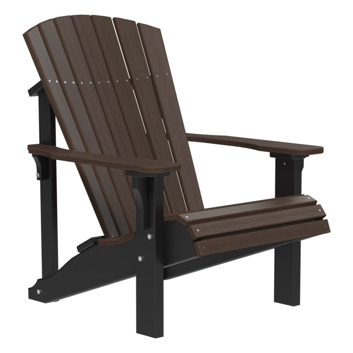 Deluxe Adirondack Chair – Brazilian Walnut / Black