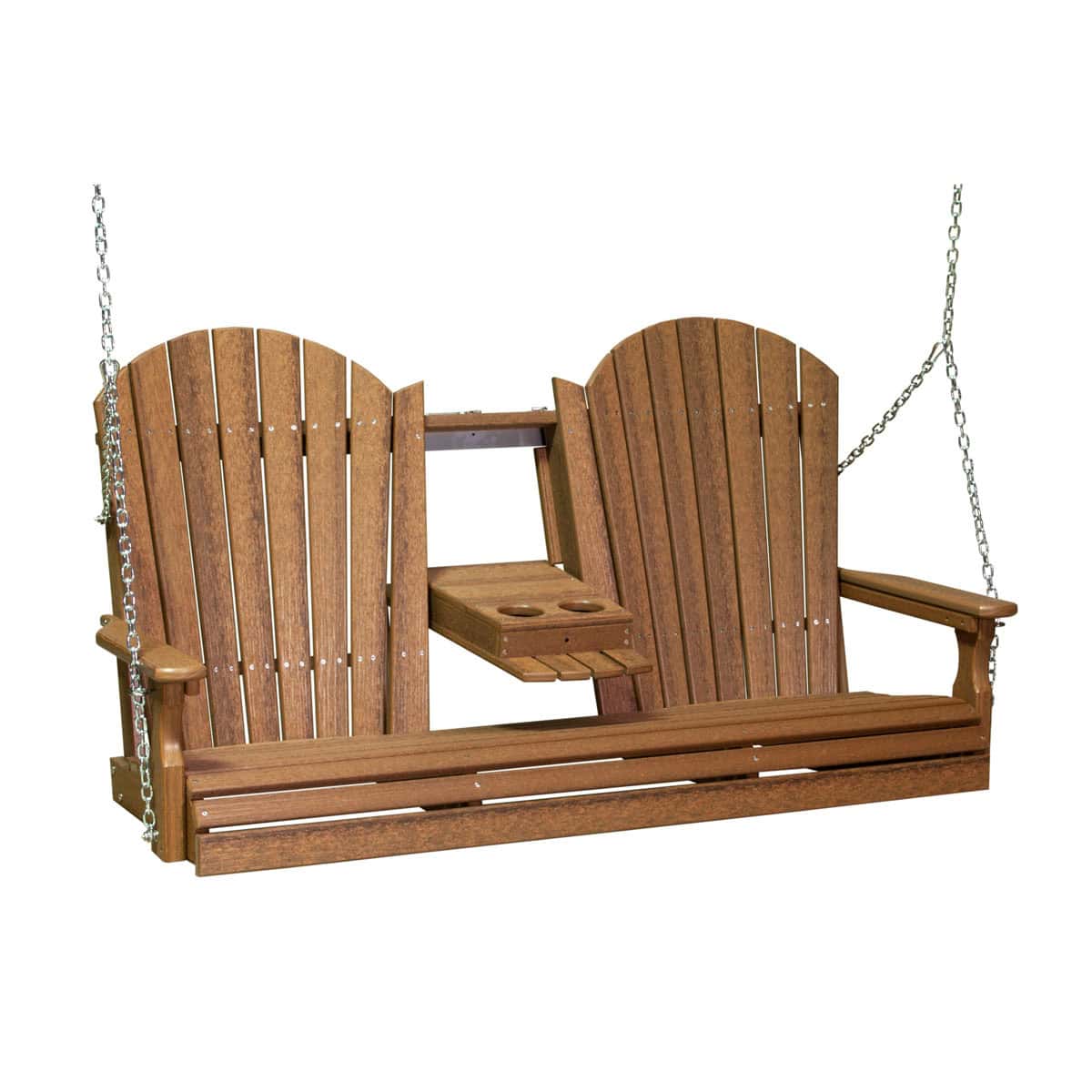 5′ Adirondack Swing – Antique Mahogany