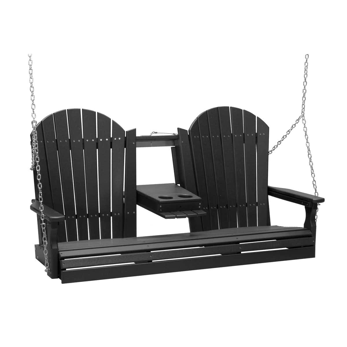 5′ Adirondack Swing – Black