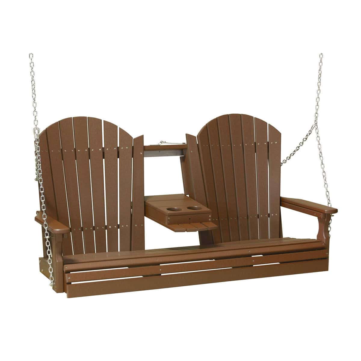 5′ Adirondack Swing – Chestnut Brown