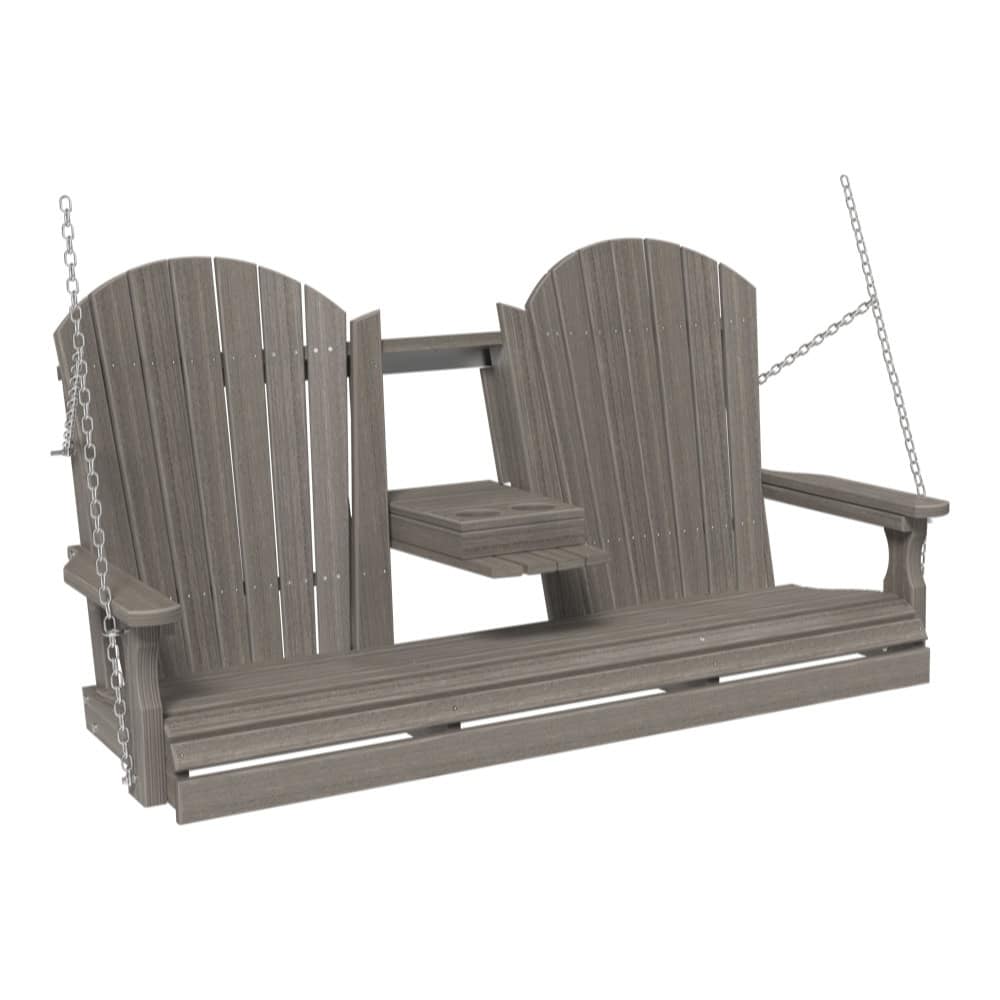 5′ Adirondack Swing –  Coastal Gray