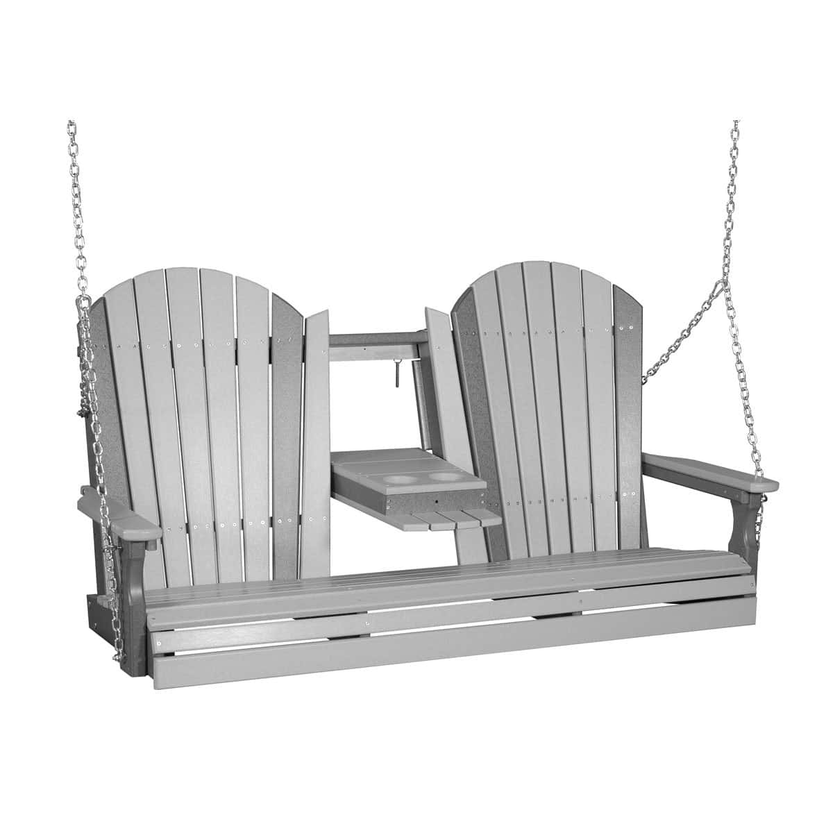 5′ Adirondack Swing – Dove Gray / Slate