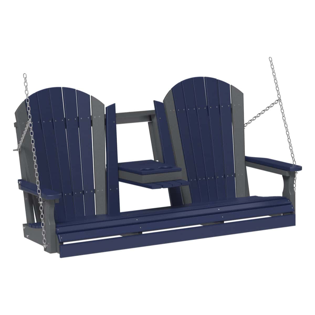 5′ Adirondack Swing – Patriot Blue / Slate