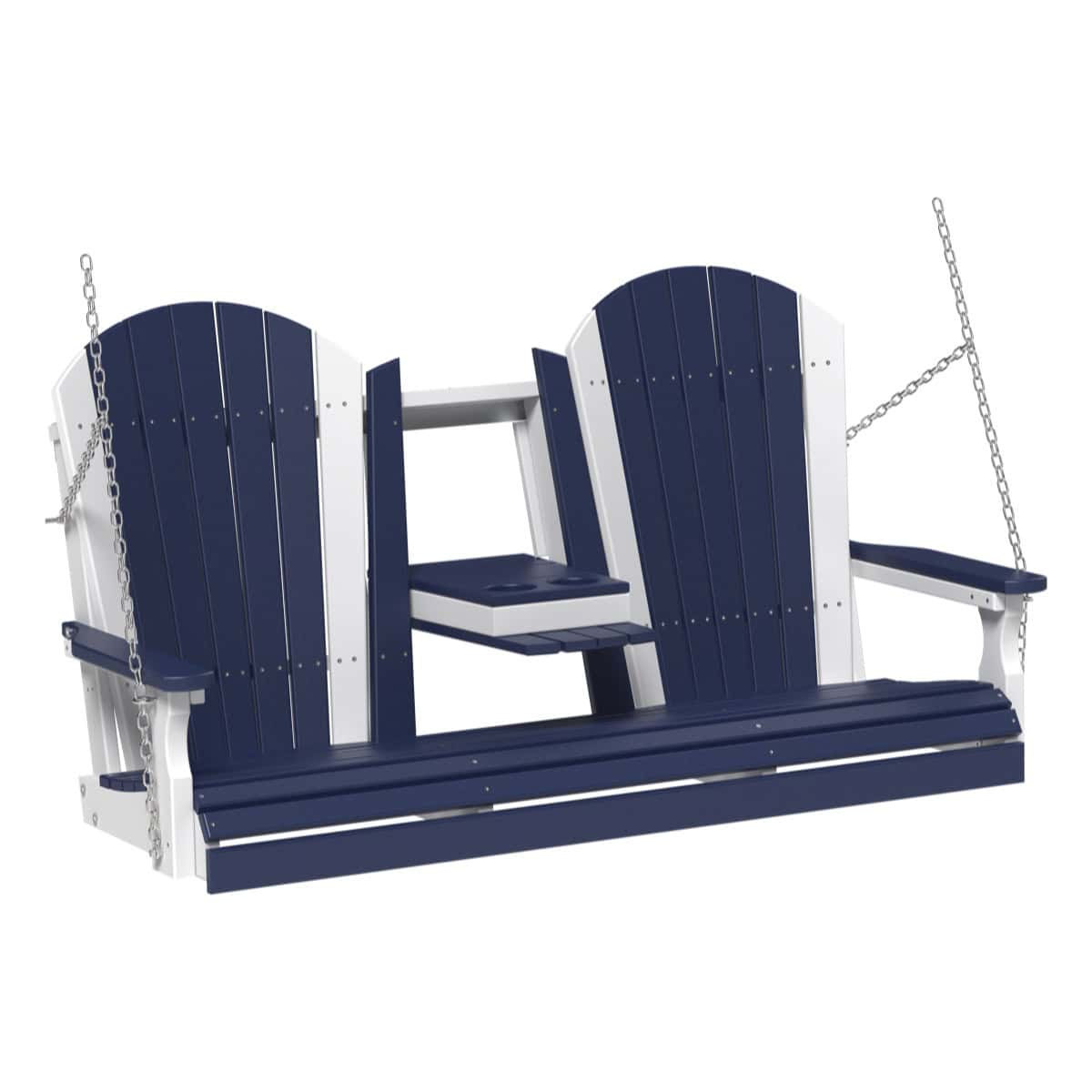 5′ Adirondack Swing – Patriot Blue / White