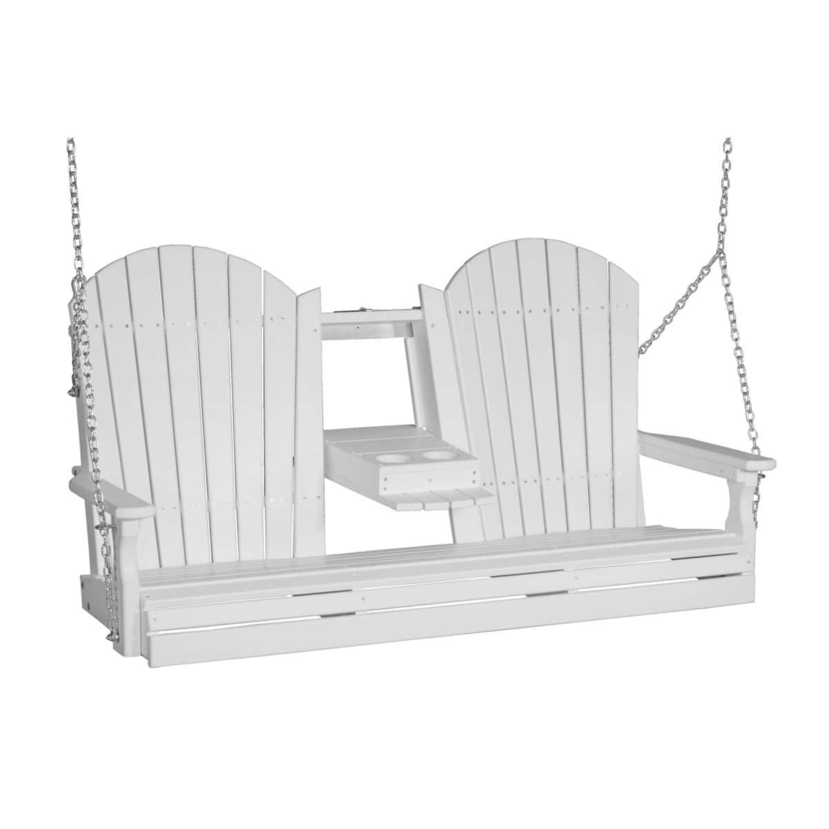 5′ Adirondack Swing – White