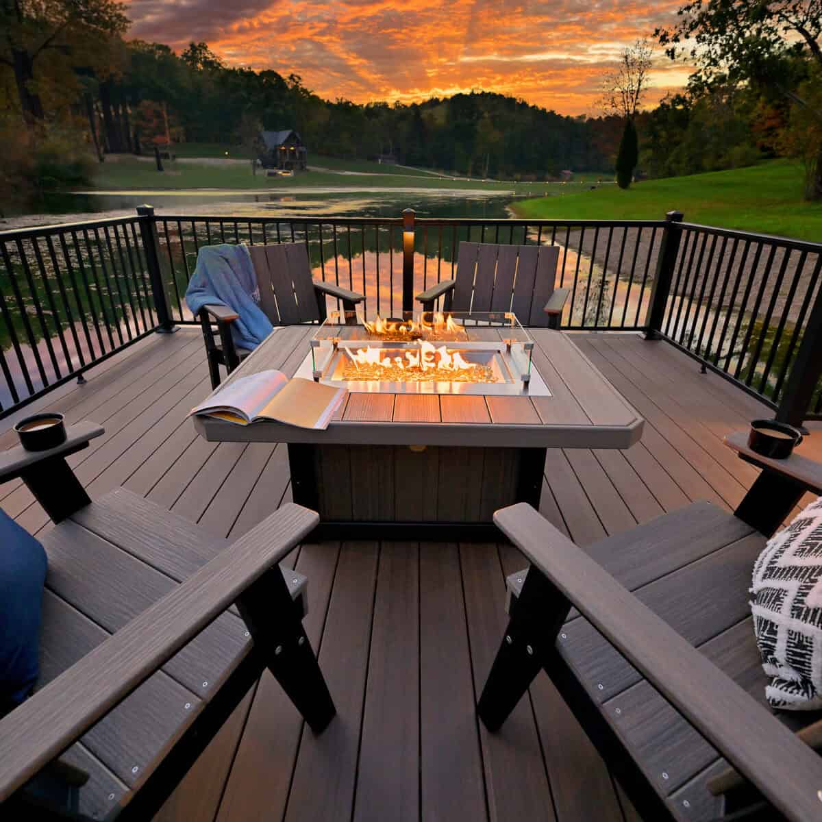 Lumin Fire Pit 51″ Rectangular – Image 1