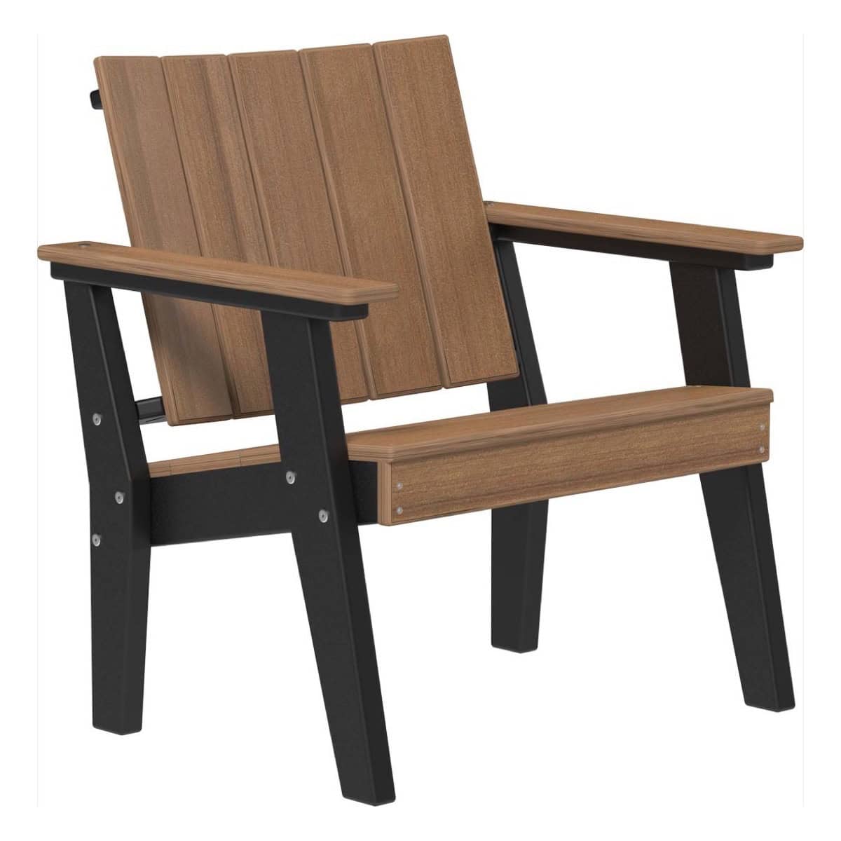Urban Chat Chair – Antique Mahogany / Black