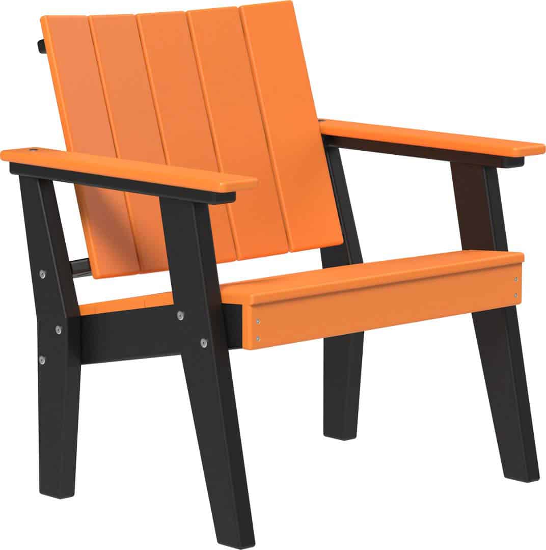 Urban Chat Chair – Tangerine / Black