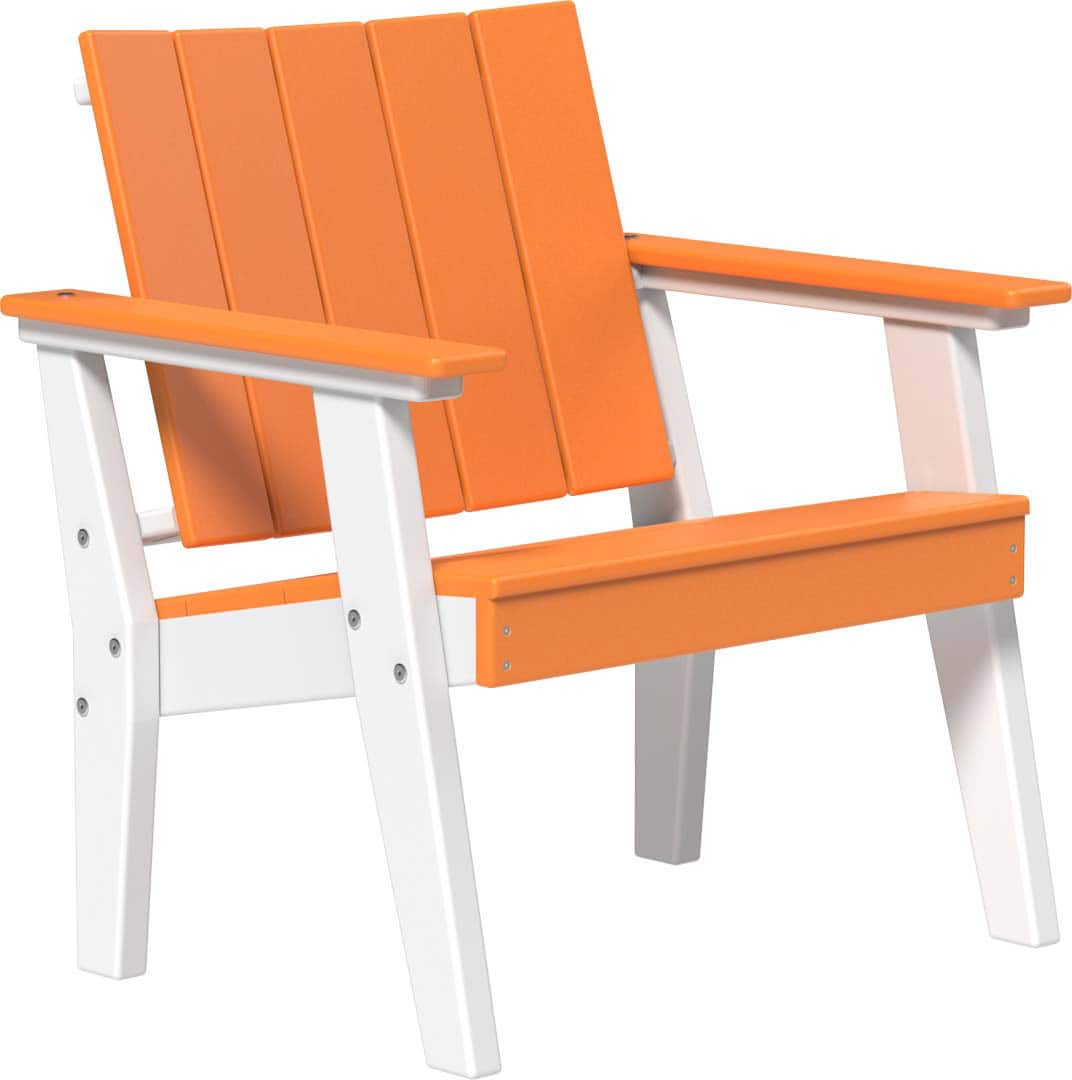 Urban Chat Chair – Tangerine / White