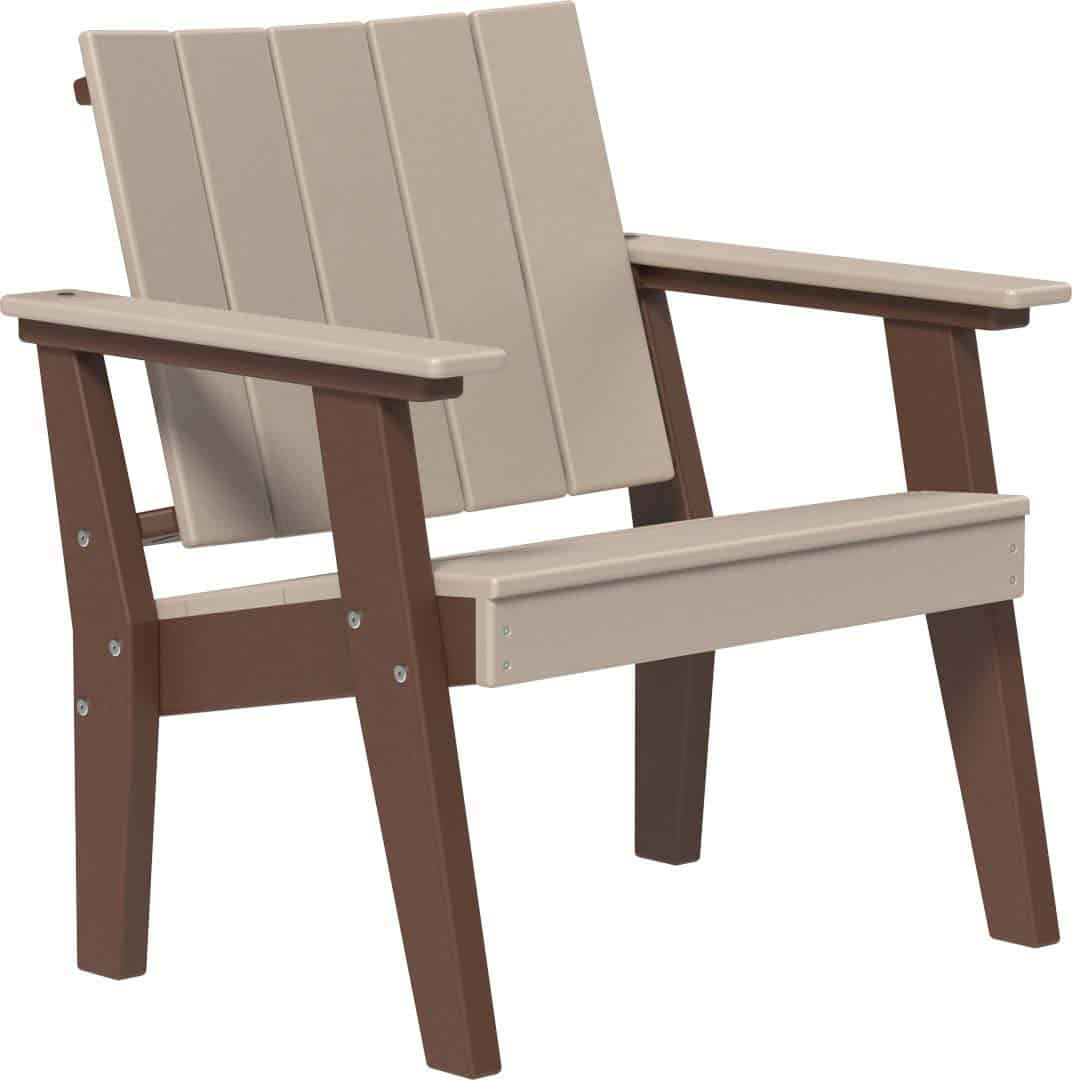 Urban Chat Chair – Weatherwood / Chestnut Brown
