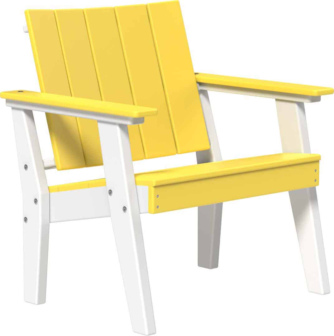 Urban Chat Chair – Yellow / White