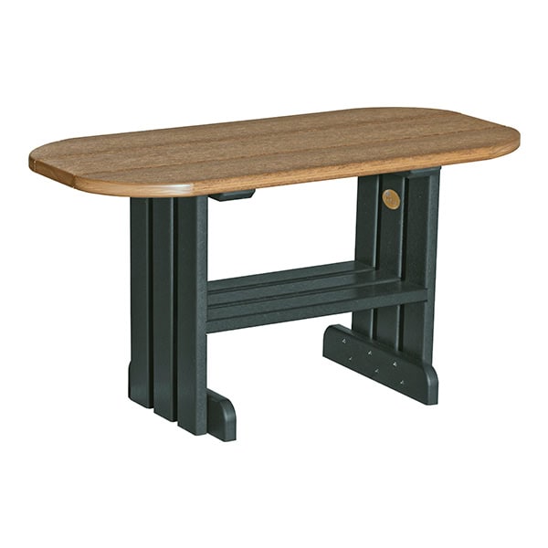Coffee Table – Antique Mahogany / Black