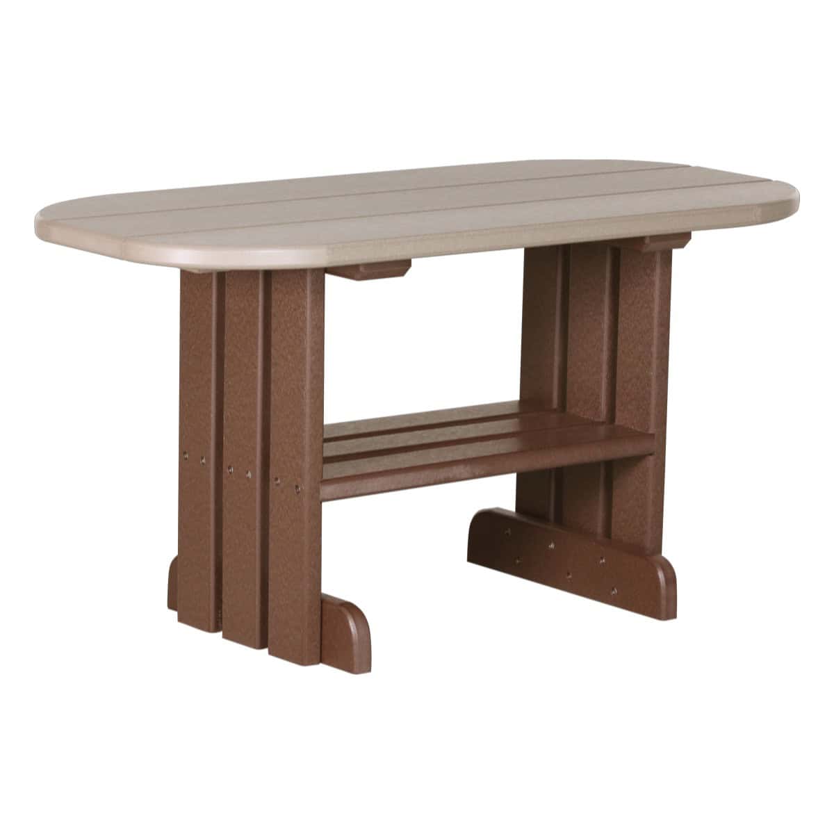 Coffee Table – Weatherwood / Chestnut Brown