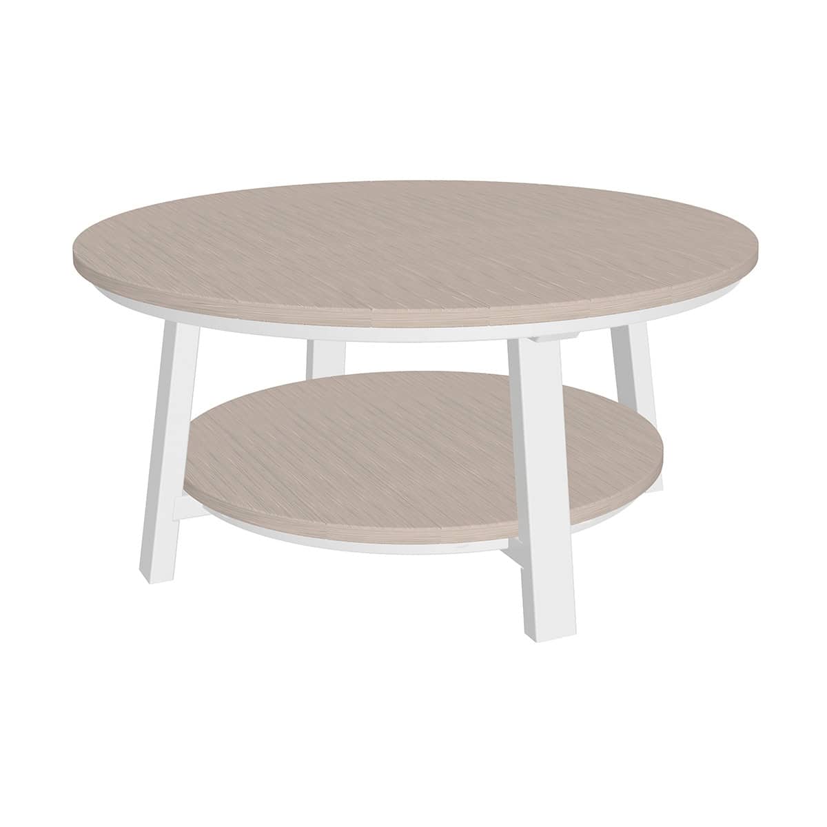 Deluxe Conversation Table – Birch / White