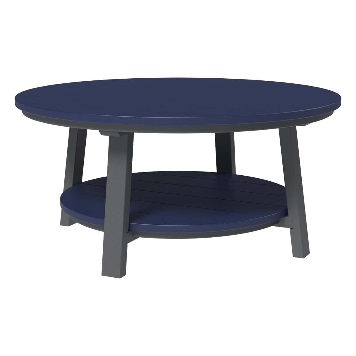 Deluxe Conversation Table – Patriot Blue / Slate