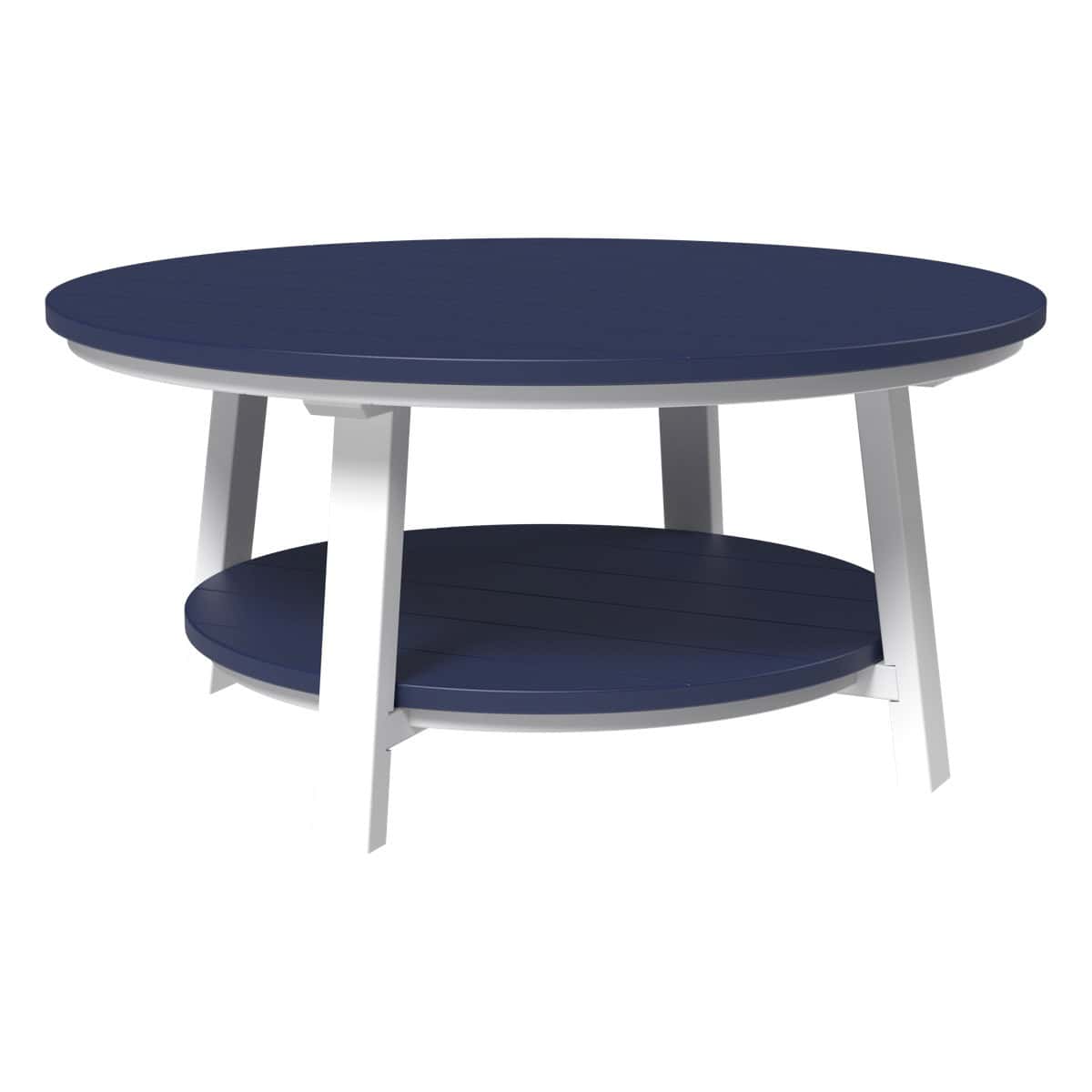 Deluxe Conversation Table – Patriot Blue / White