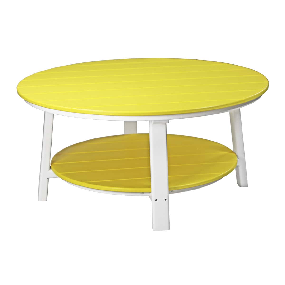 Deluxe Conversation Table – Yellow / White