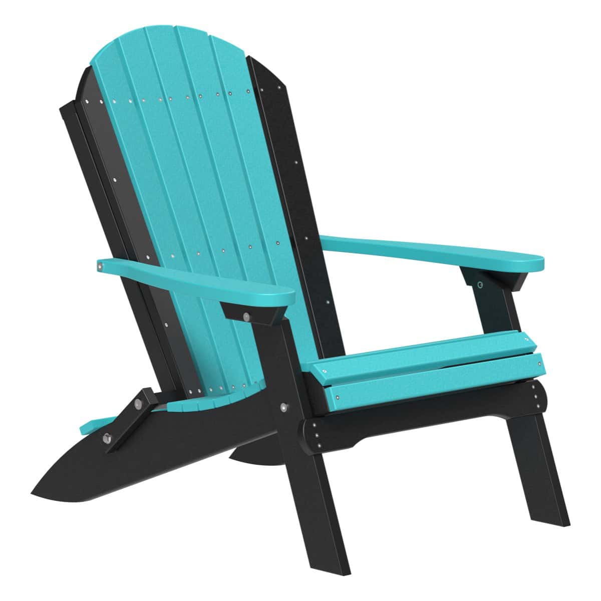 Folding Adirondack Chair – Blue / Black