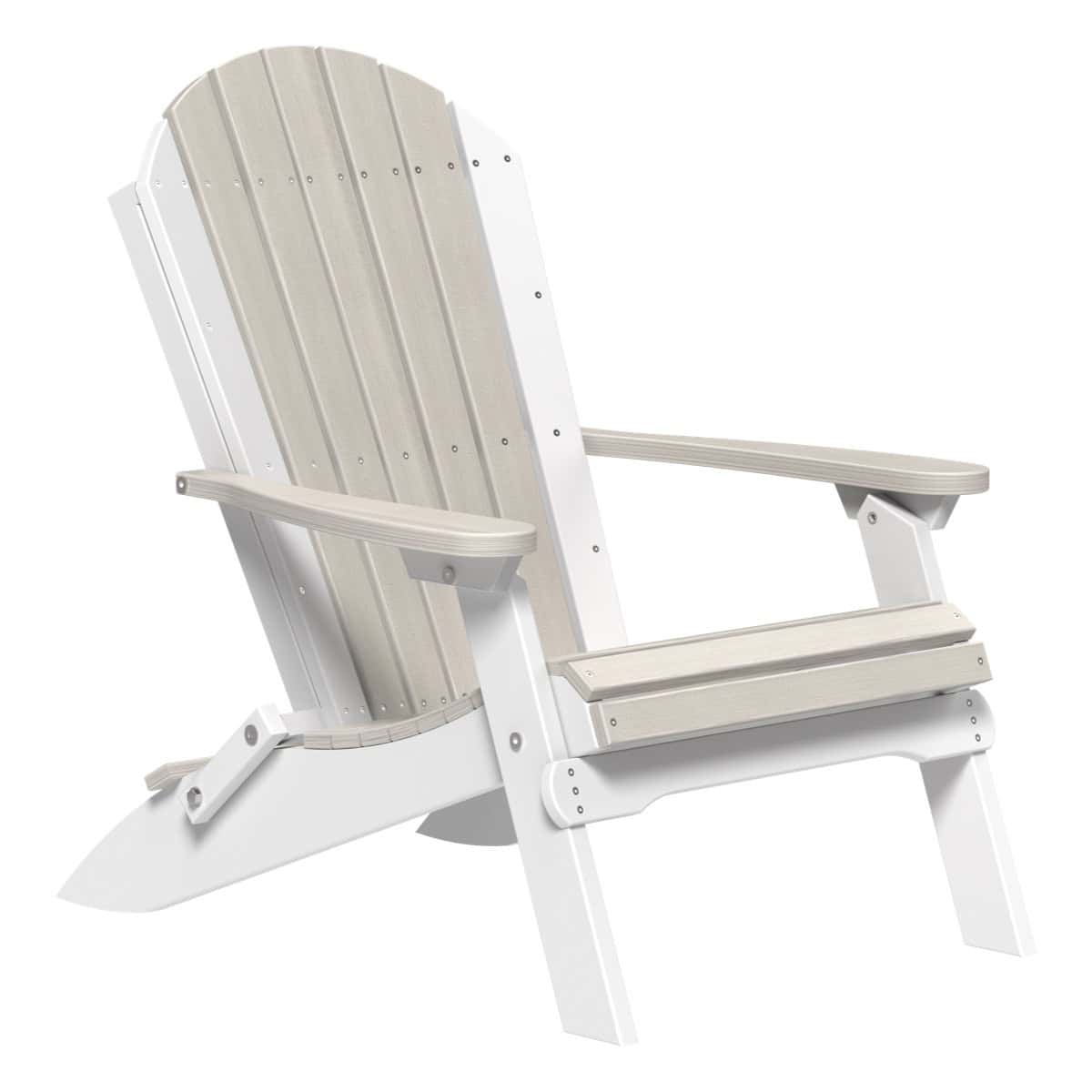 Folding Adirondack Chair – Birch / White