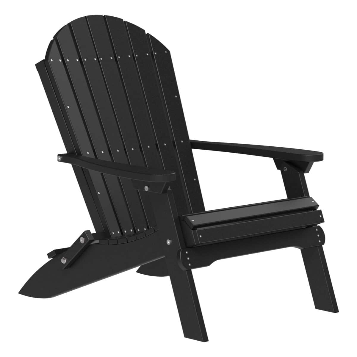Folding Adirondack Chair –  Black