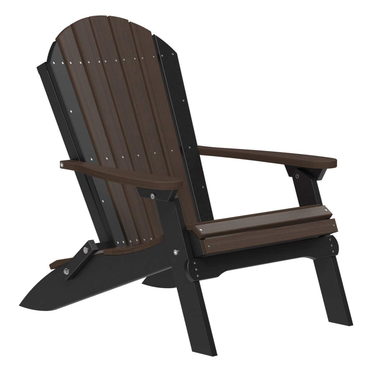 Folding Adirondack Chair – Brazilian Walnut / Black
