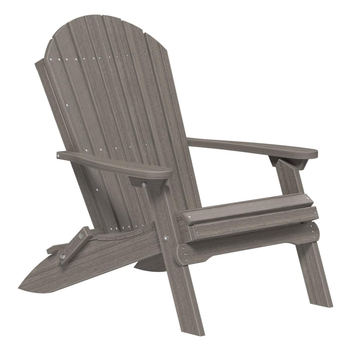 Folding Adirondack Chair – Coastal Gray