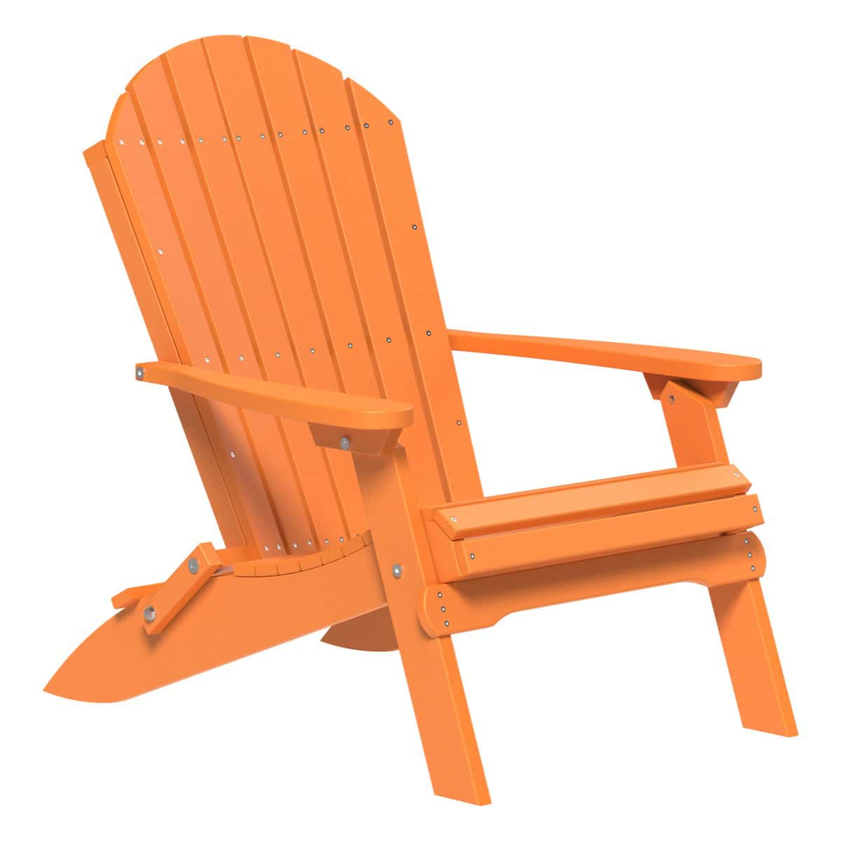 Folding Adirondack Chair – Tangerine
